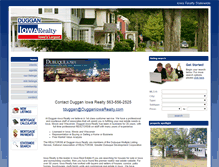 Tablet Screenshot of dugganiowarealty.com